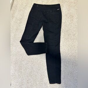 Prana USA size 2 stretch black snug fit ankle jeans